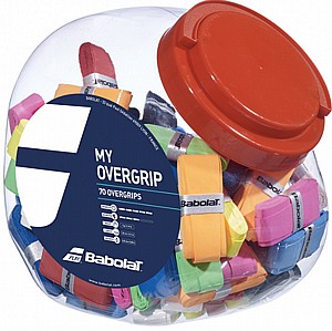 צנצנת אוברגריפ (Overgrip) בבולט My Overgrip X70 Babolat צנצנת אוברגריפ (Overgrip) בבולט My Overgrip X70 Babolat